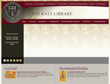 Tablet Screenshot of library.horacemann.org